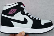 Women Jordan 1 Black Grey